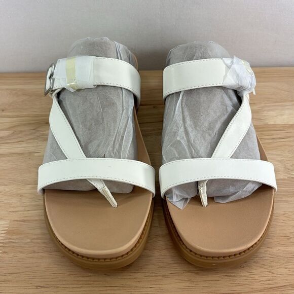 Dr. Scholl's Island-Dream Thong Sandals- White- Size 11 M- NIB - Picture 2 of 8